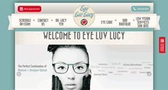 Desktop Screenshot of eyeluvlucy.com